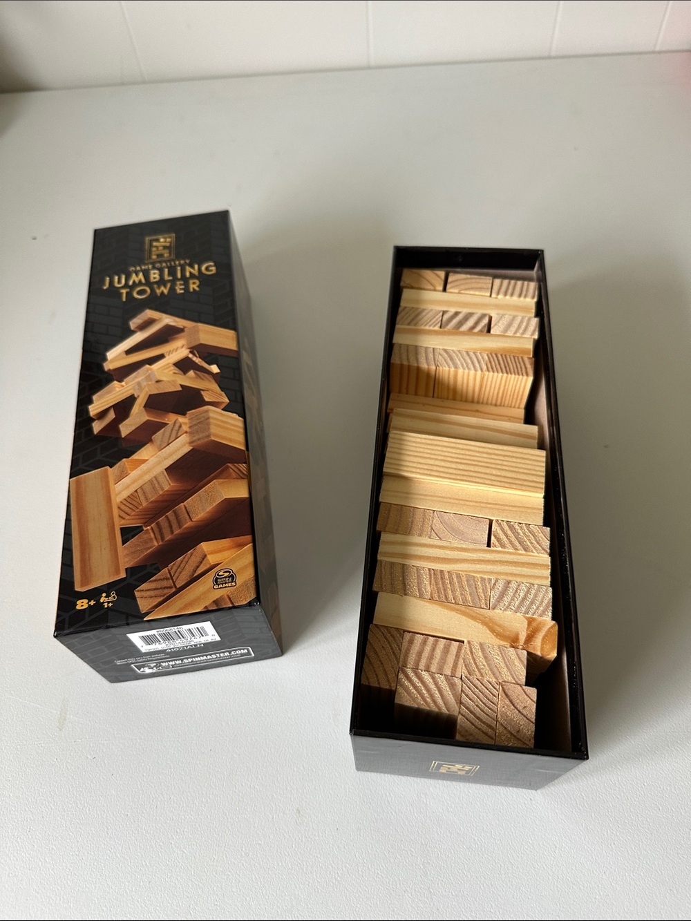 Gallery Jumbling Tower Wooden Block Game - Natural Wood